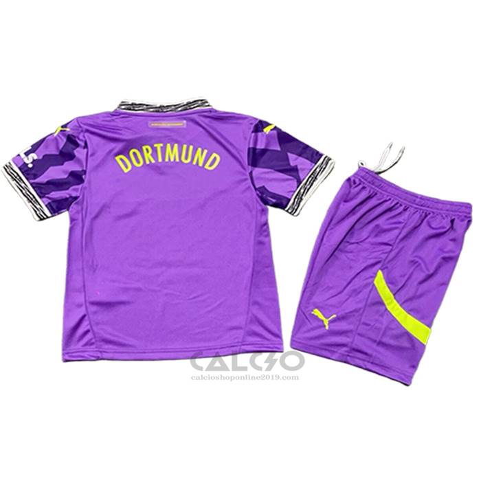 Maglia Borussia Dortmund Portiere Special Bambino 2024-2025 Purpura